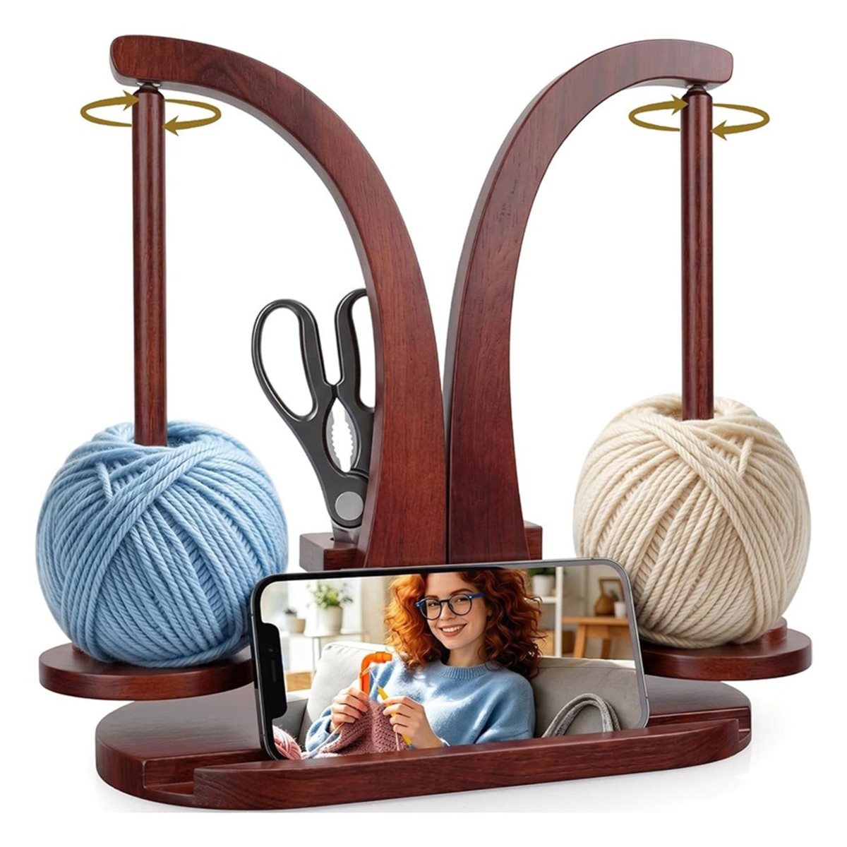 【TODAY-BUY】~@ Wooden Yarn Hold - Phone Accessories To Buy review and price