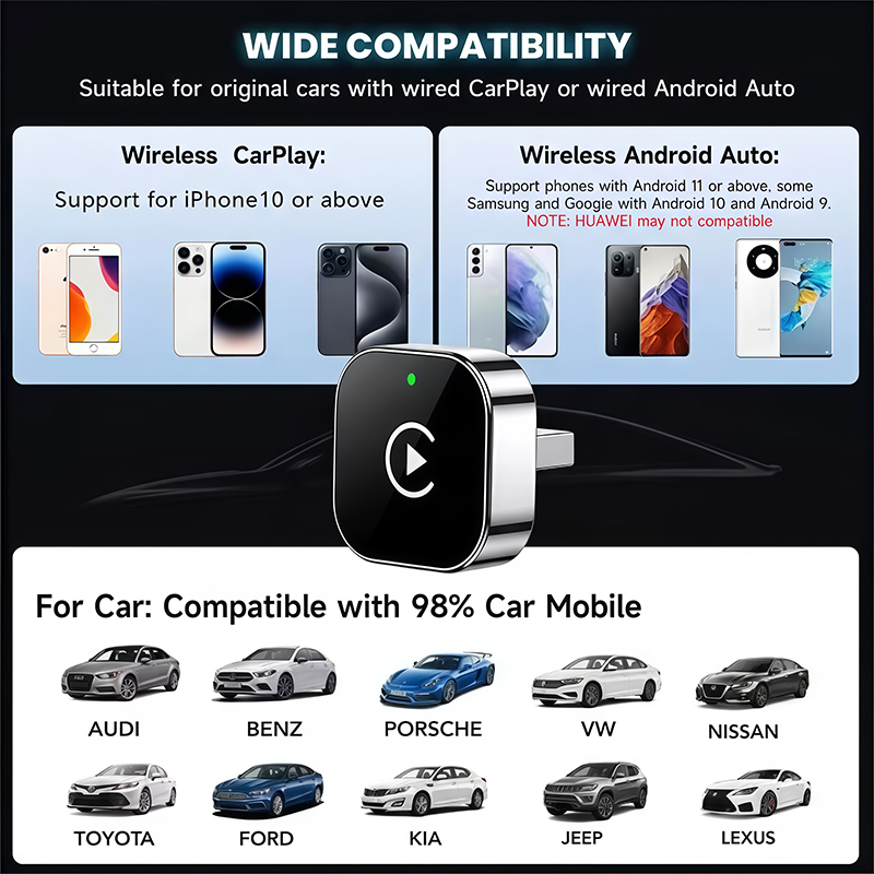 2-in-1 Wireless CarPlay Adapte - Phone Accessories Design review and price